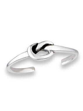 NWT-Sterling Silver(925) Little Love Knot Toe Ring